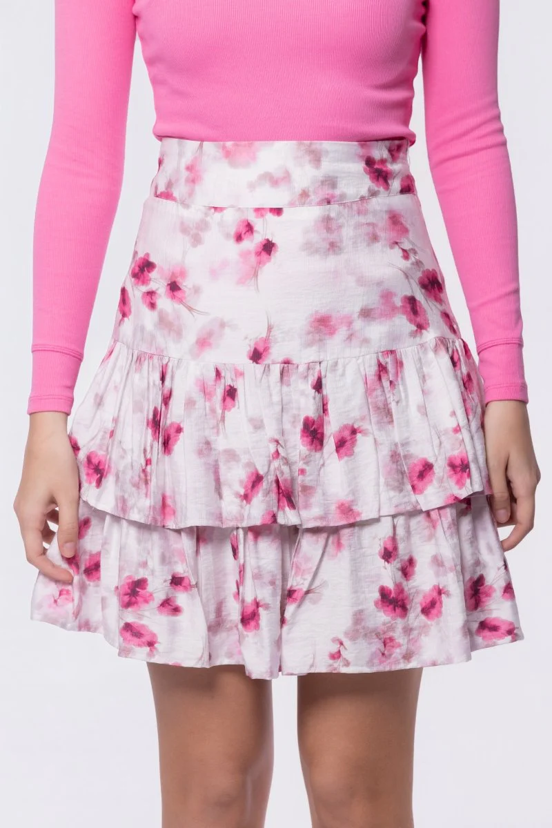 Tessa Skirt (Pink/White) - Image 3