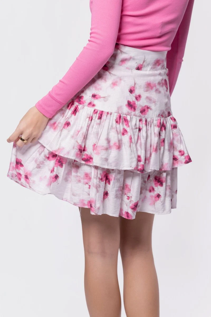 Tessa Skirt (Pink/White) - Image 5