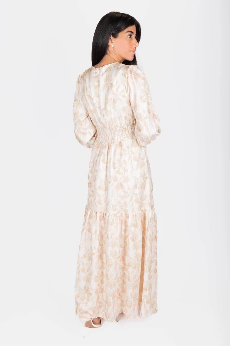Valentina Dress (Beige) - Image 4