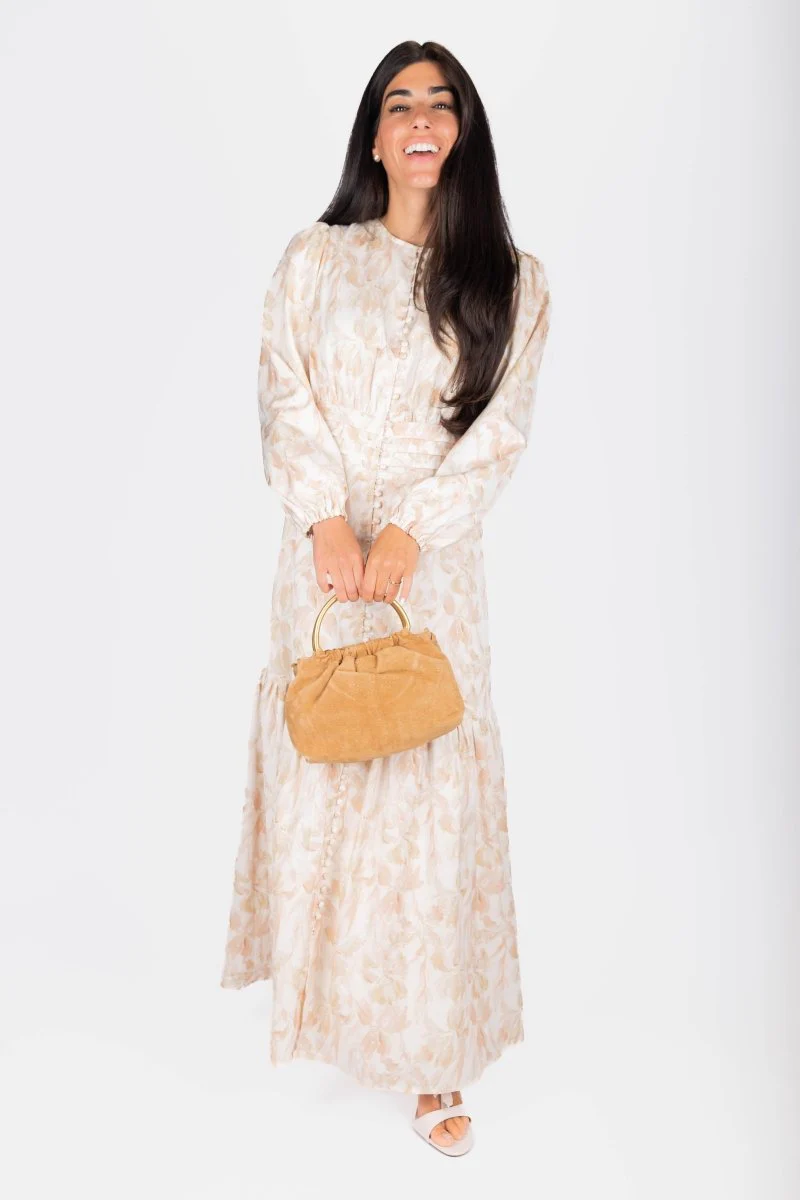 Valentina Dress (Beige) - Image 5