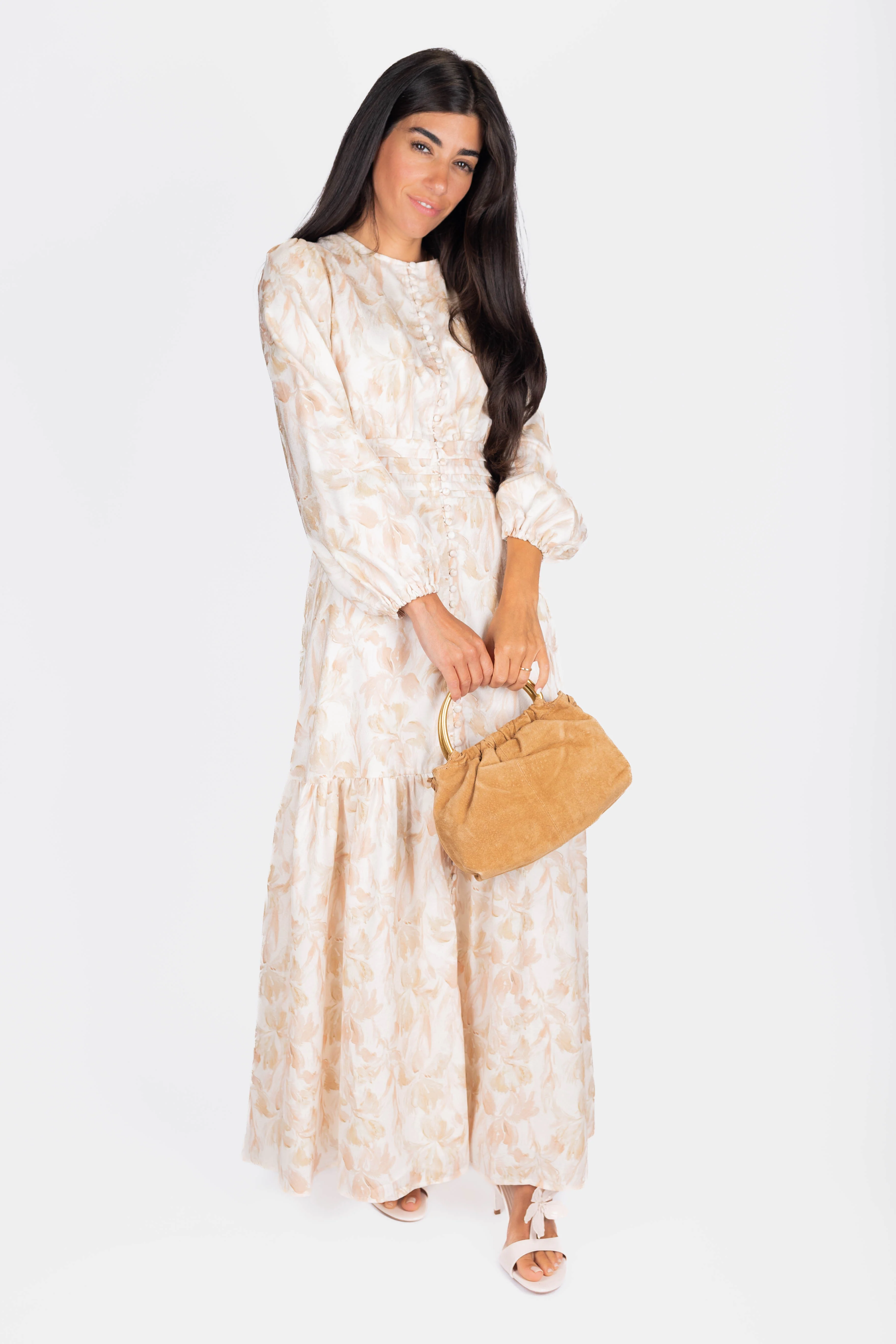 Valentina Dress (Beige) - Image 6