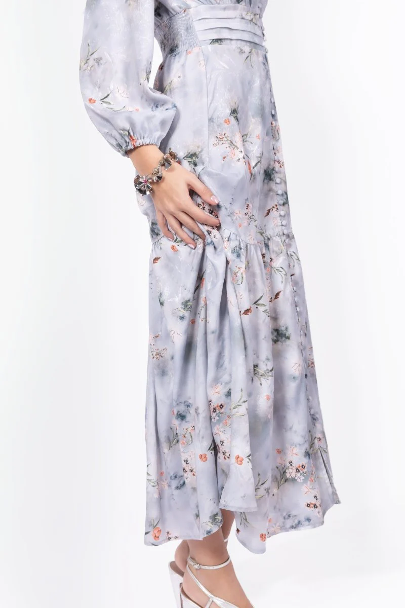 Valentina Dress (Blue Grey) - Image 6