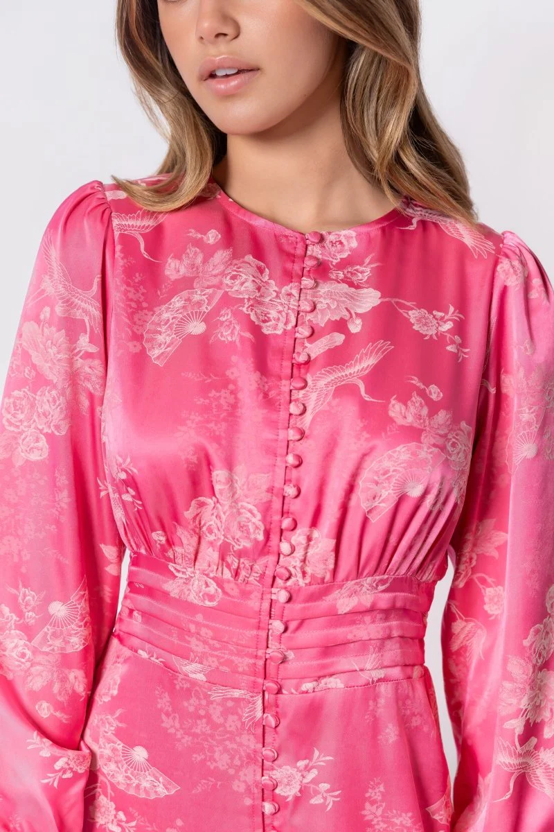 Valentina Dress (Coral Peach) - Image 6
