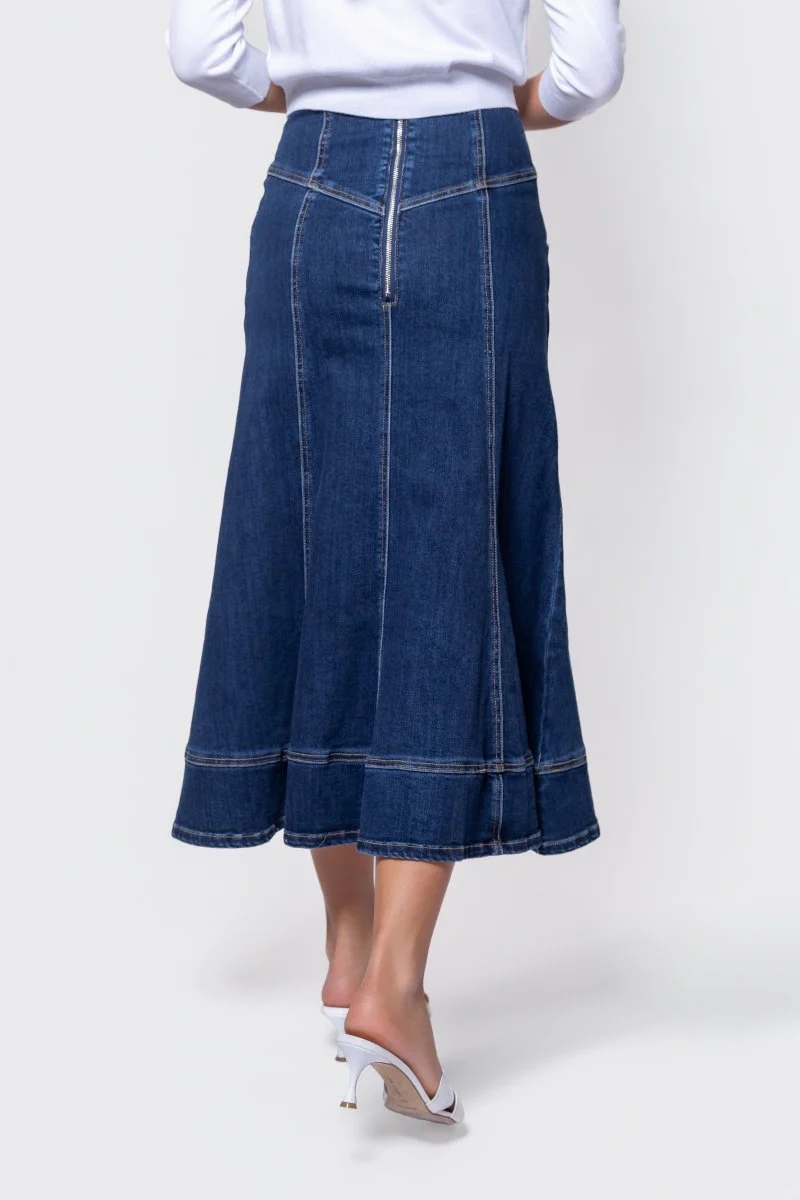 Vera Skirt (Dark Blue) - Image 4