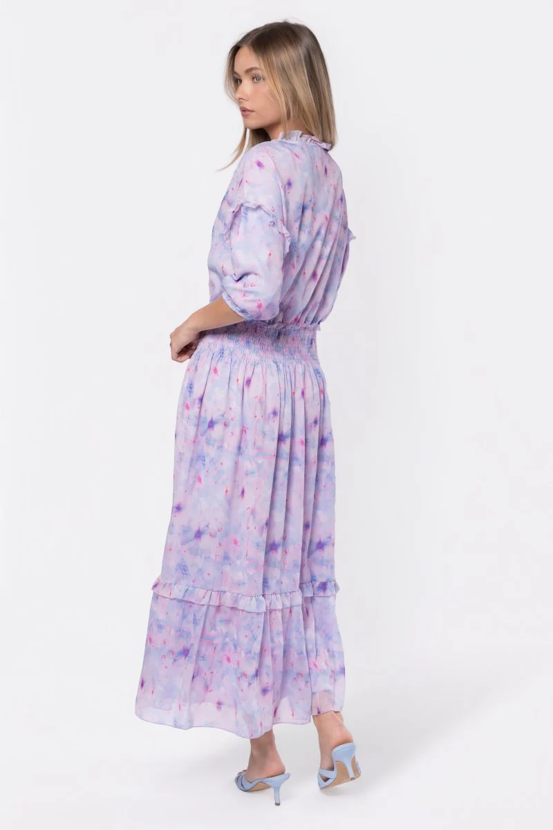 Victoria Dress (Blue Pink) - Image 4