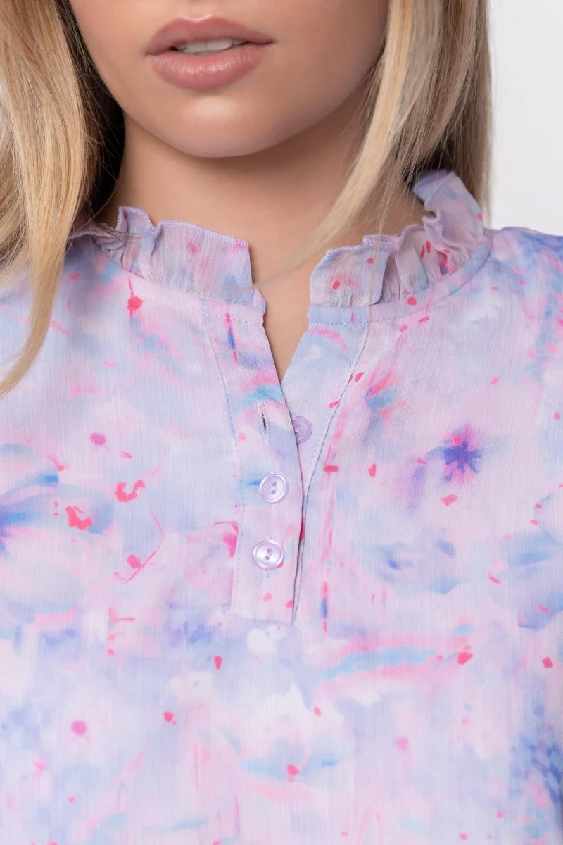 Victoria Dress (Blue Pink) - Image 6