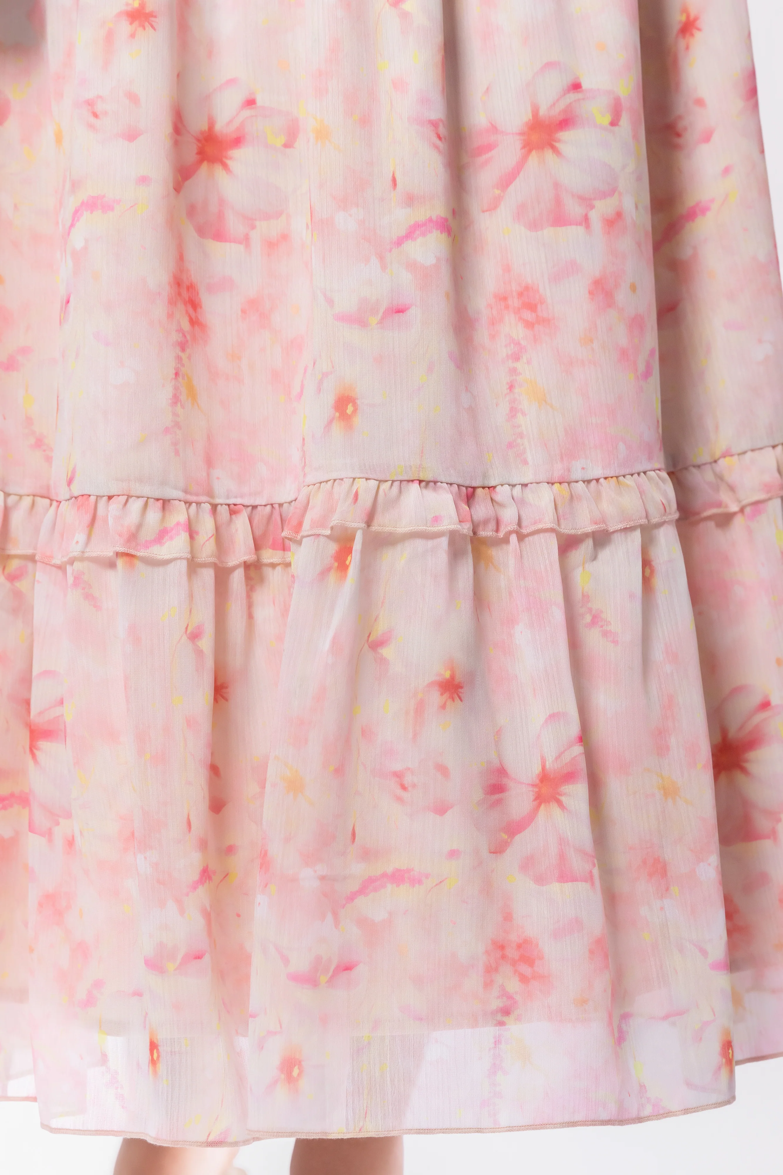 Victoria Dress (Pink Yellow) - Image 4
