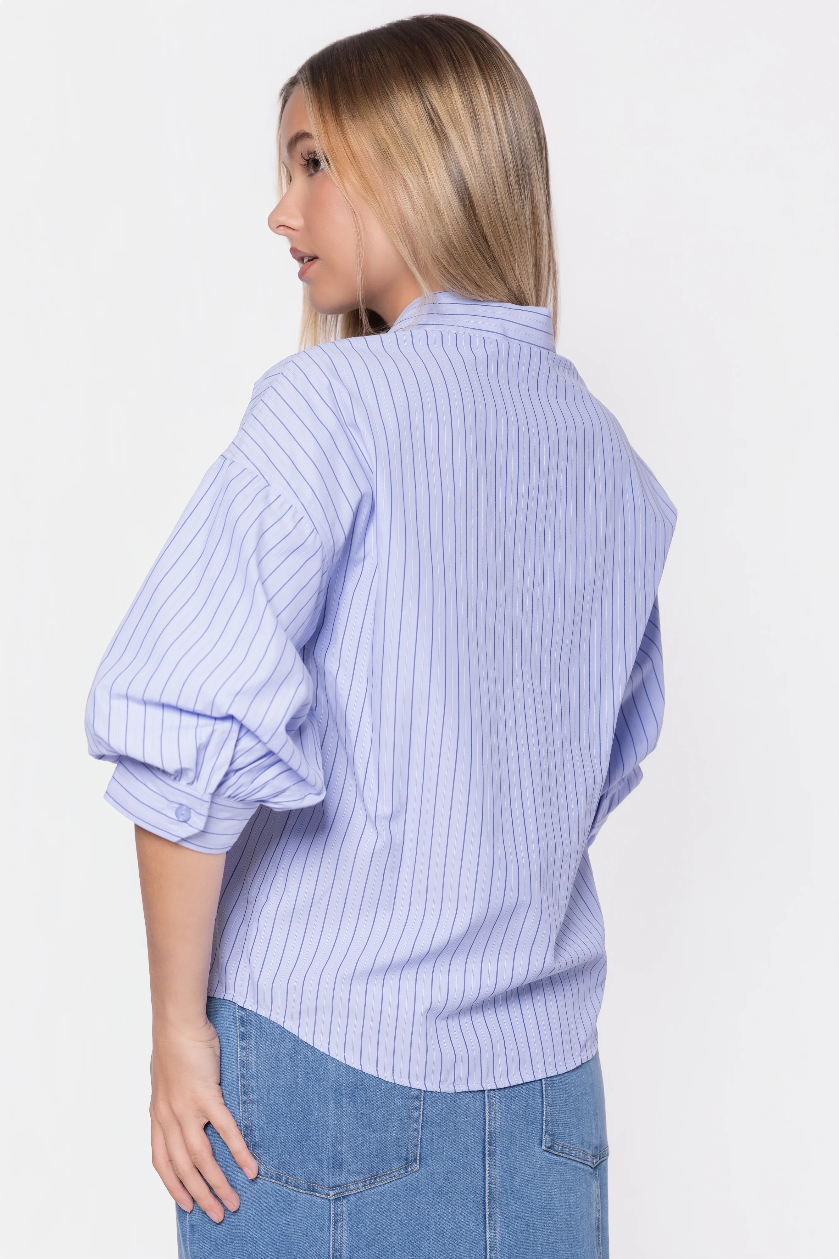 Viviana Top (Blue Stripe) - Image 4