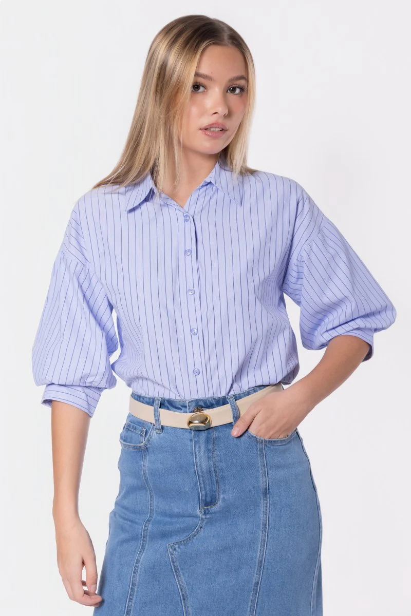 Viviana Top (Blue Stripe) - Image 7