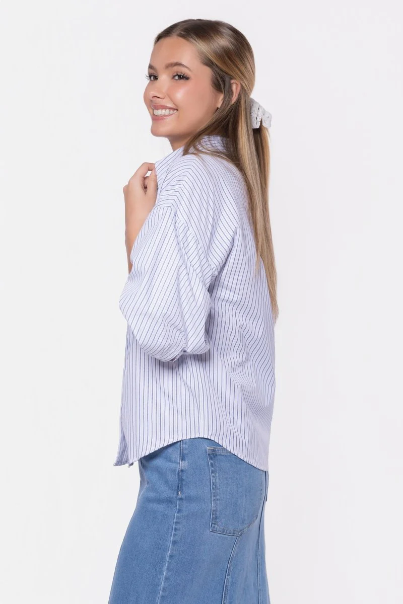 Viviana Top (White Stripe) - Image 3
