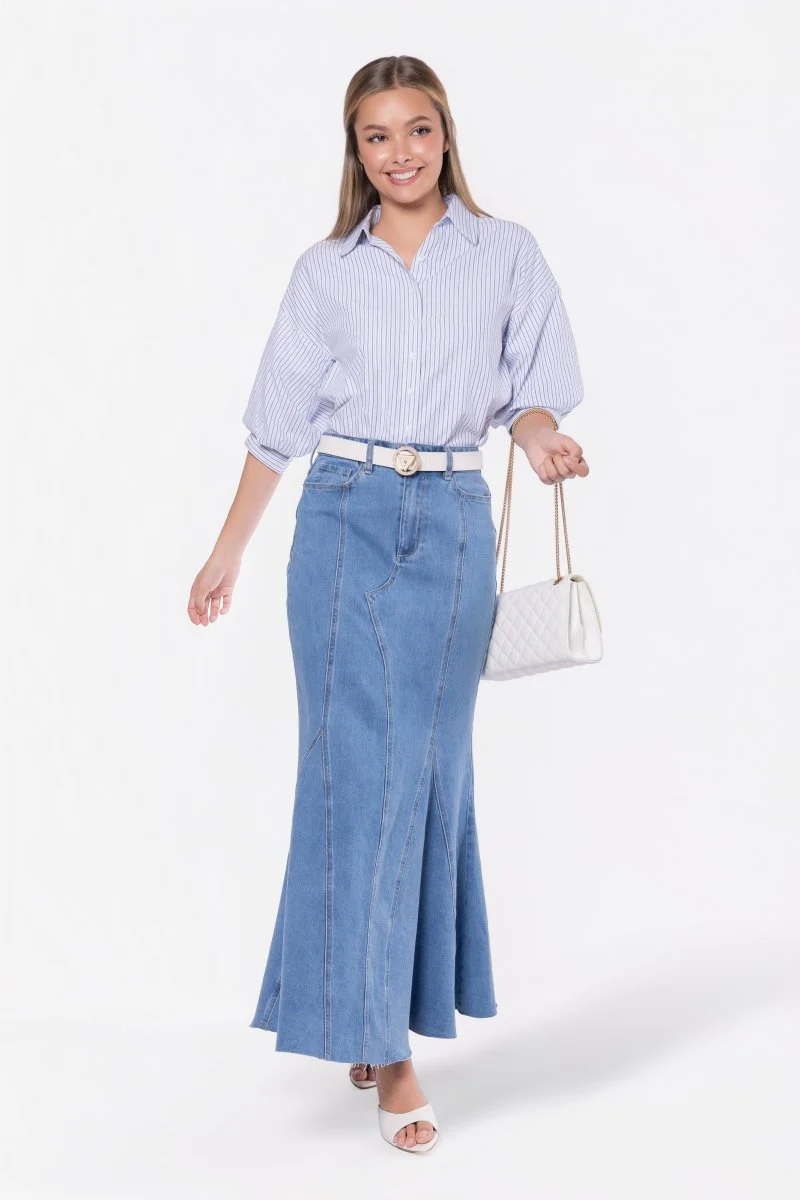 Viviana Top (White Stripe) - Image 7