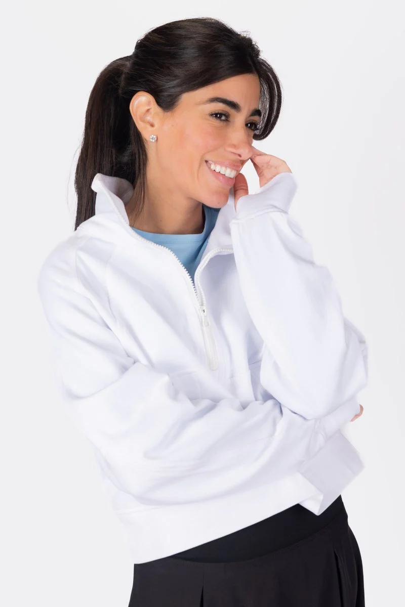 Warm Up Sweatshirt (White) - Image 4