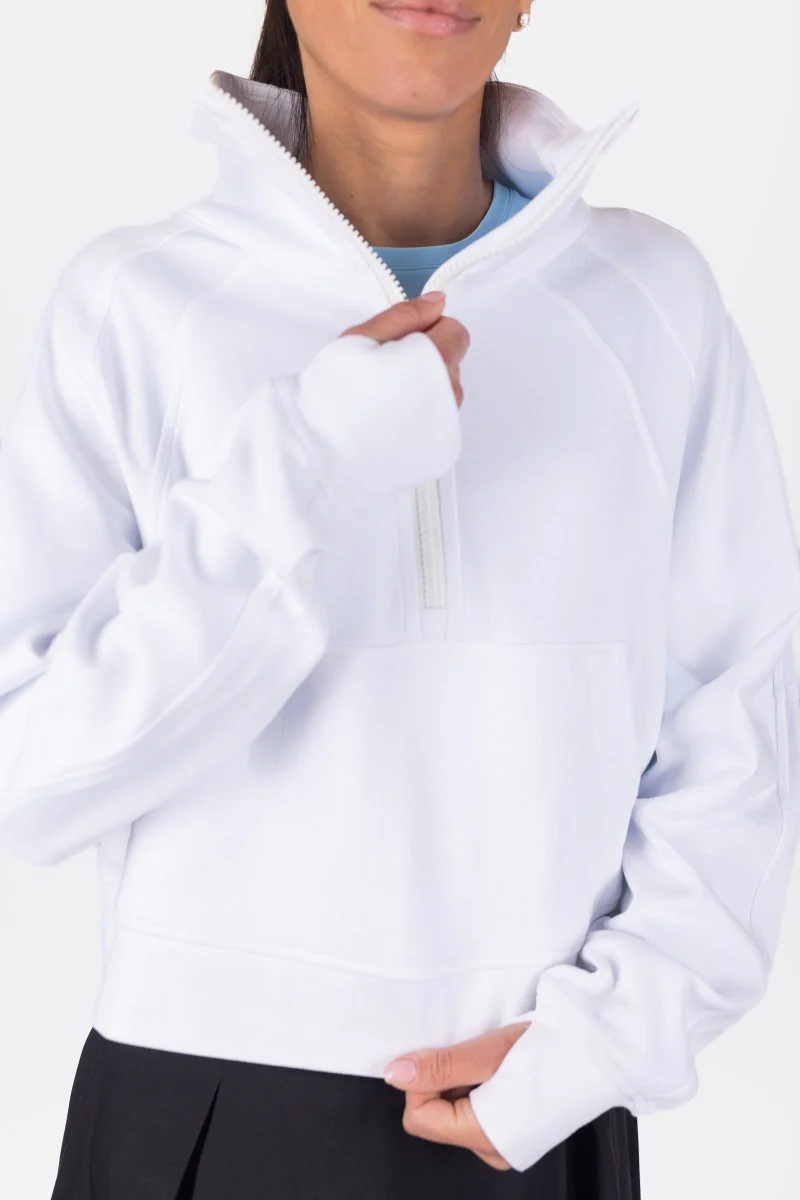 Warm Up Sweatshirt (White) - Image 7