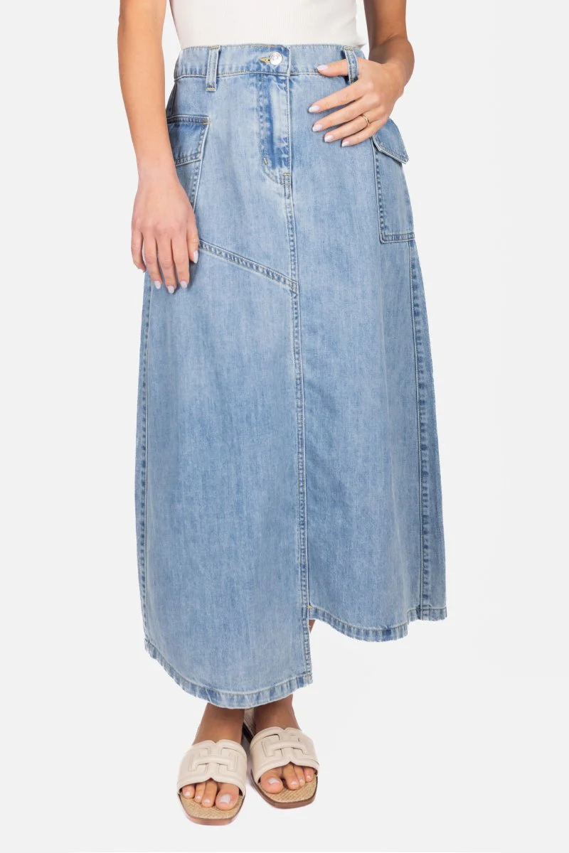 Willa Skirt (Blue) - Image 3
