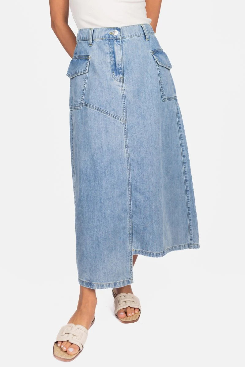 Willa Skirt (Blue) - Image 4