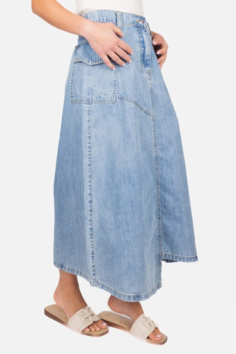 Willa Skirt (Blue) - Image 5