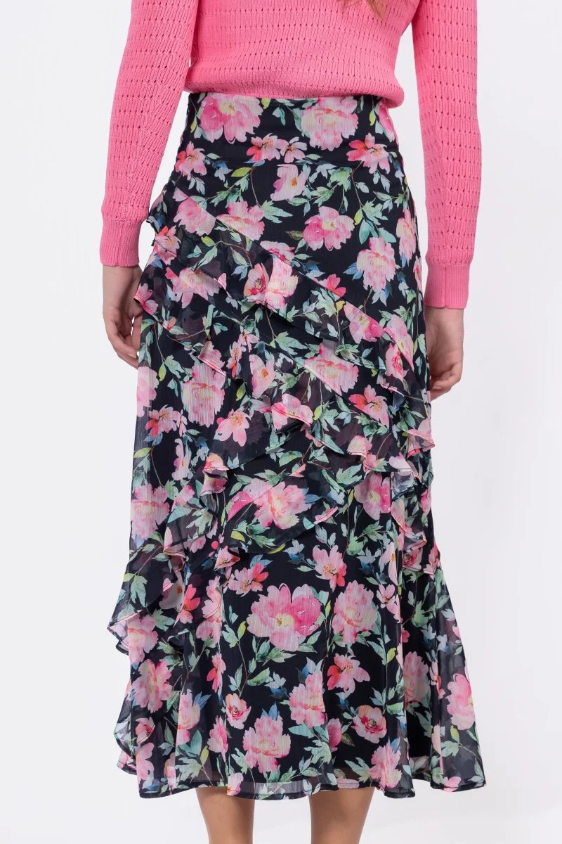 Zella Skirt (Black Ground) - Image 4