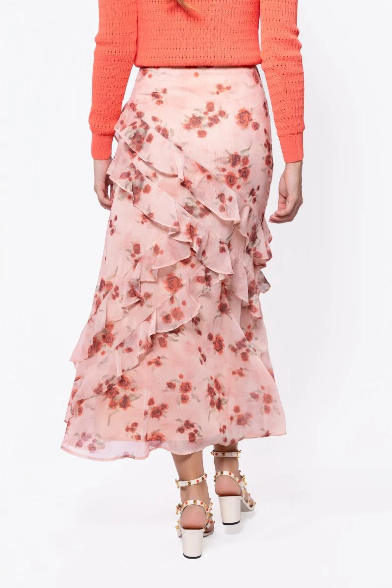 Zella Skirt (Peach Flower) - Image 4