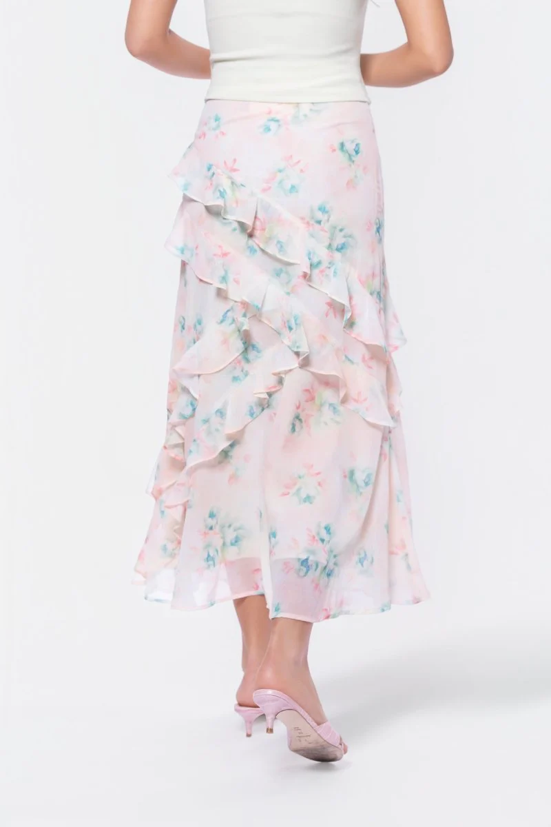 Zella Skirt (Pink/Green) - Image 5
