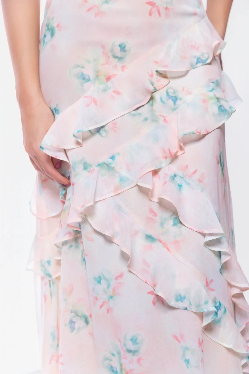 Zella Skirt (Pink/Green) - Image 6