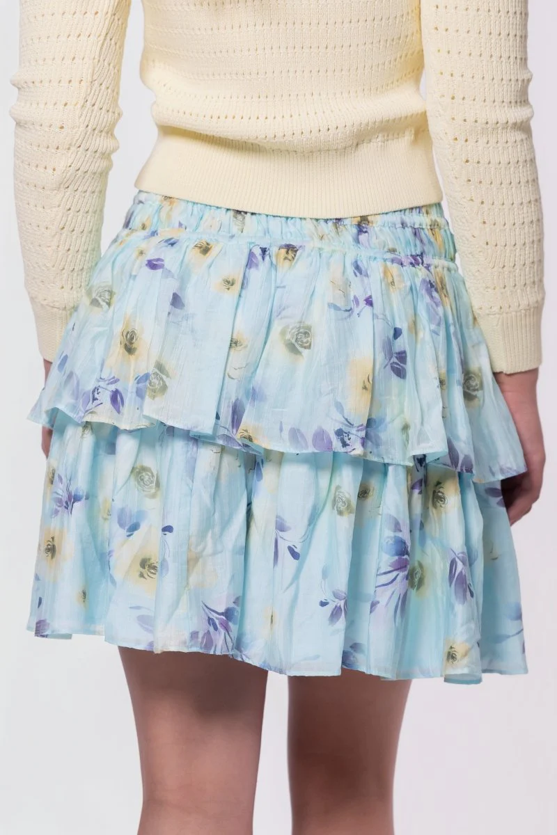 Zena Skirt 20" (Mint/Purple) - Image 4