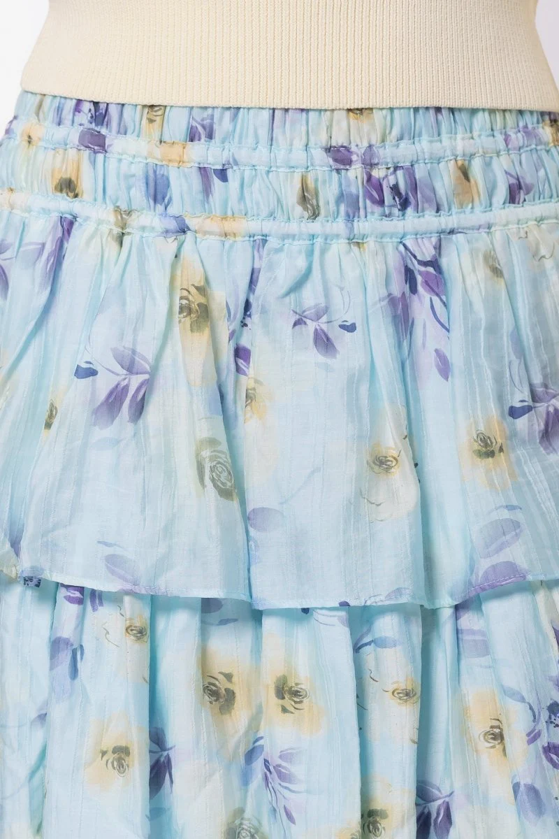 Zena Skirt 20" (Mint/Purple) - Image 5