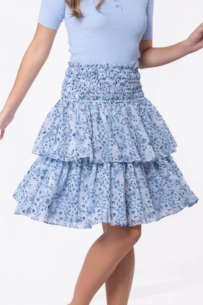 Zena Skirt 23" (Blue/Black) - Image 2