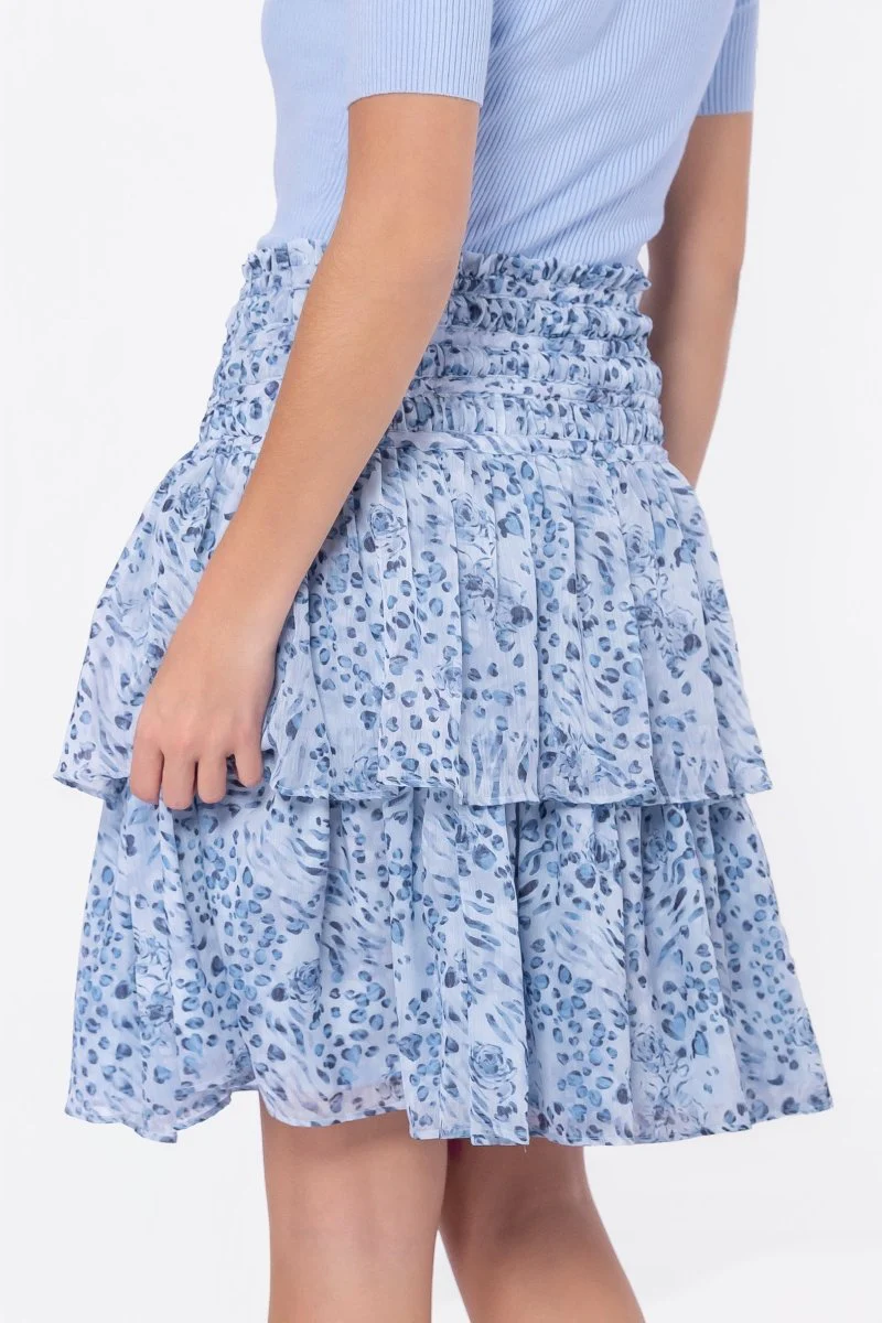 Zena Skirt 23" (Blue/Black) - Image 4
