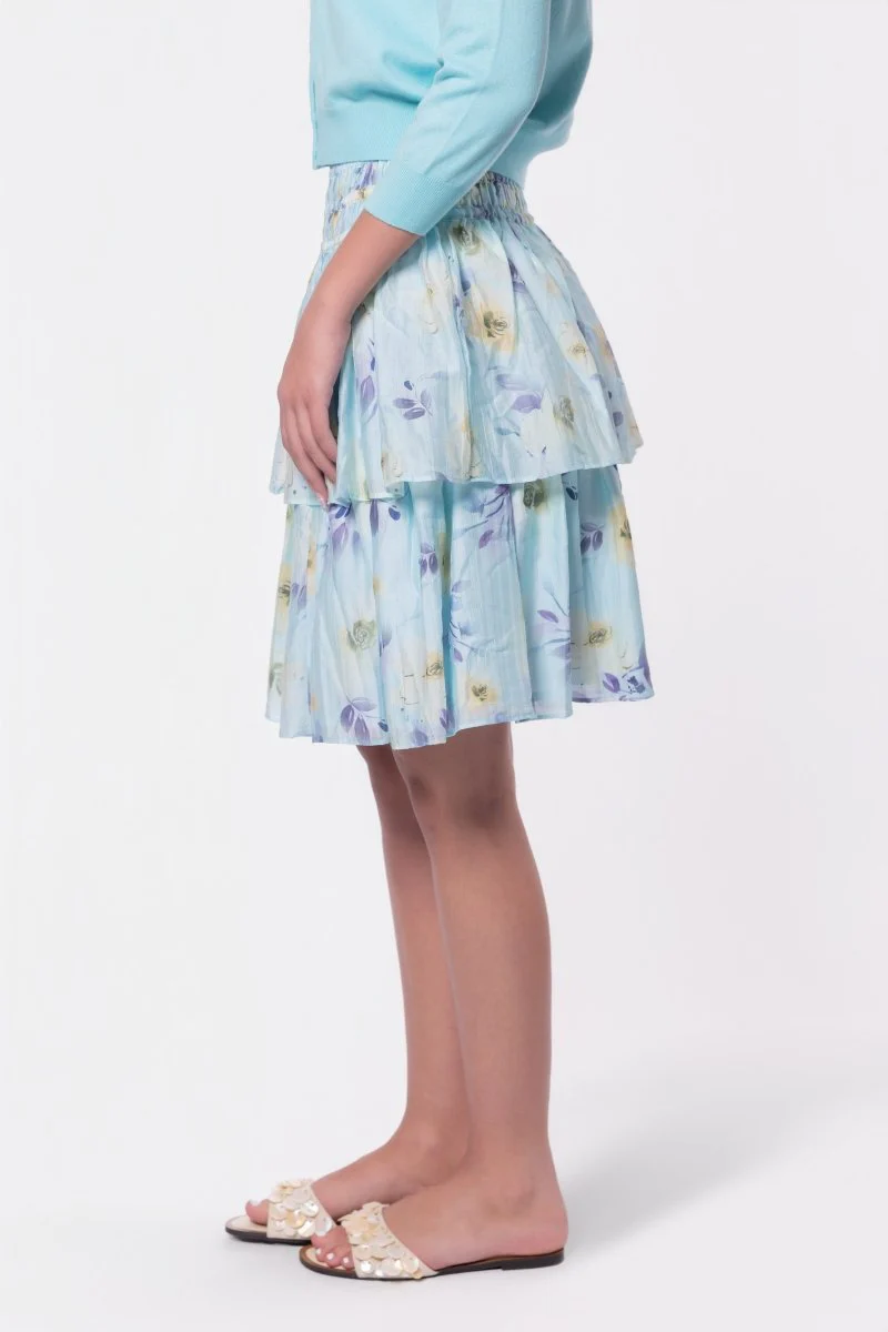 Zena Skirt 23" (Mint/Purple) - Image 3
