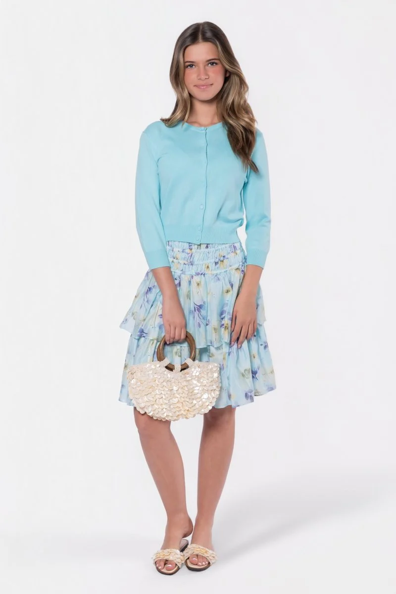 Zena Skirt 23" (Mint/Purple) - Image 5