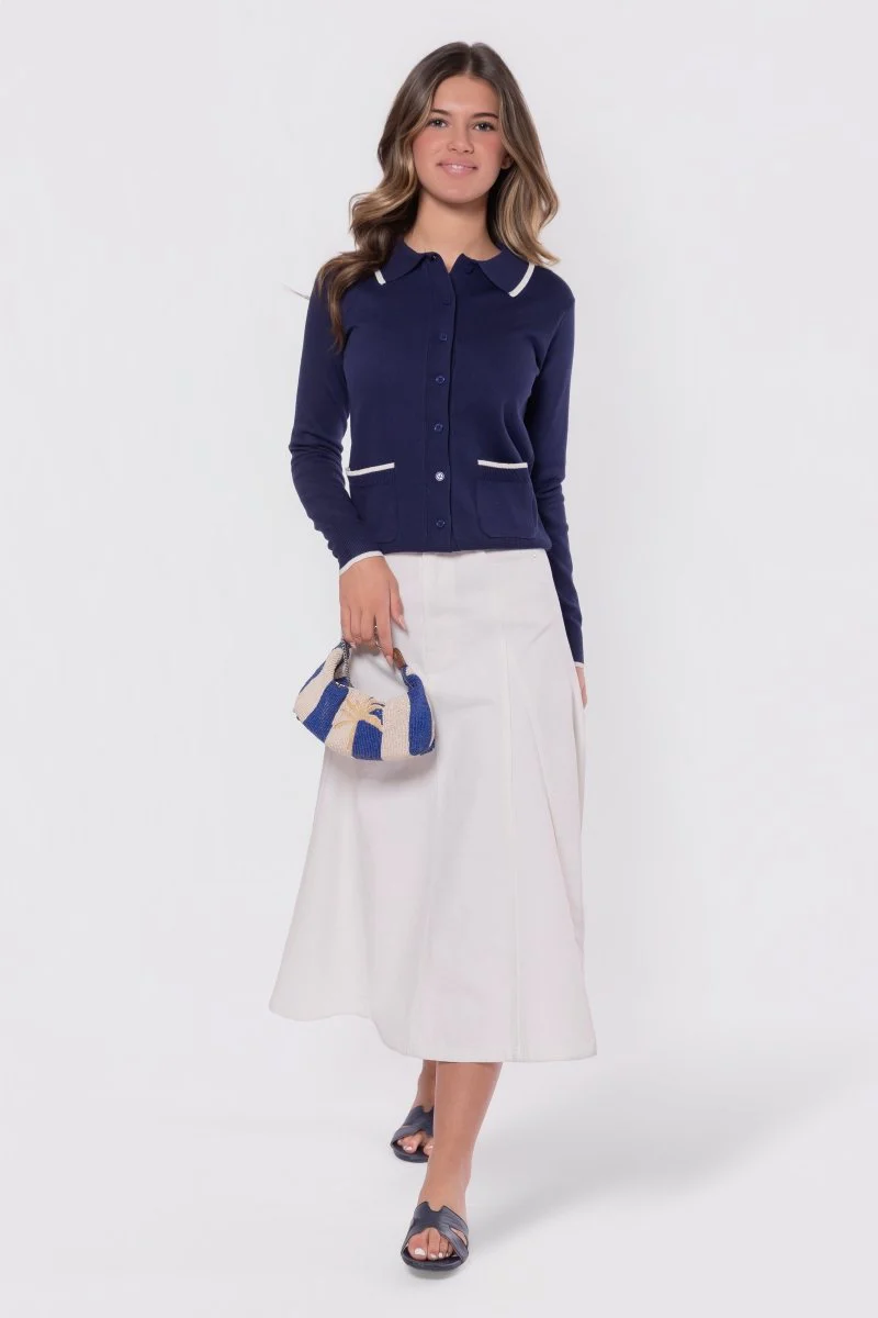Zoe Cardigan (Navy) - Image 2